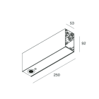 NOVALUX - HERO B: MOD.SPOT EM 4K 250 X CAB.DA/P BI 1087D5.01