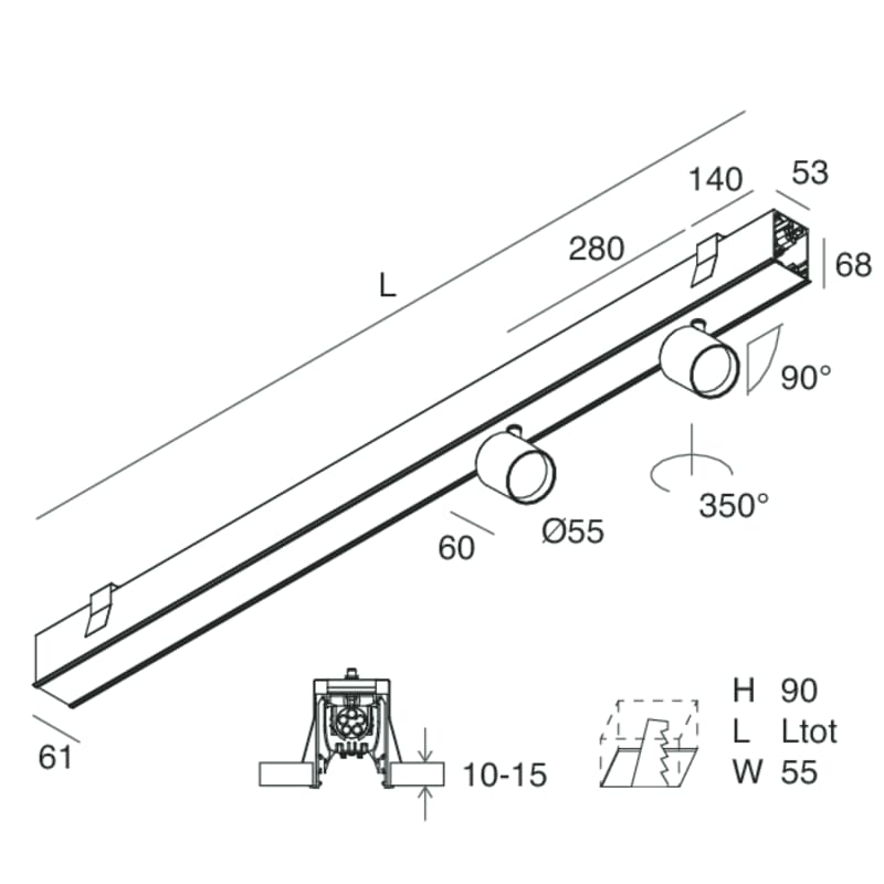 NOVALUX - HERO C: 2FAR F14 2X13W 2.7K 1120 NE