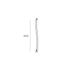 NOVALUX - CAVO ALIMENTAZIONE L=3000 4X0.5 BIANCO