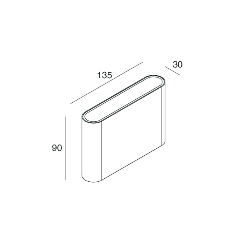 NOVALUX - SOLE: LED 2X3W 3/4/5.7K IP65 BIANCO