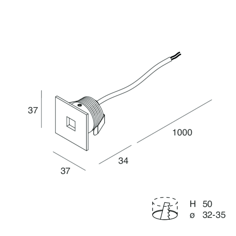 NOVALUX - NEWSTEP QDR: LED 2W 700MA 3K BIA CRI90