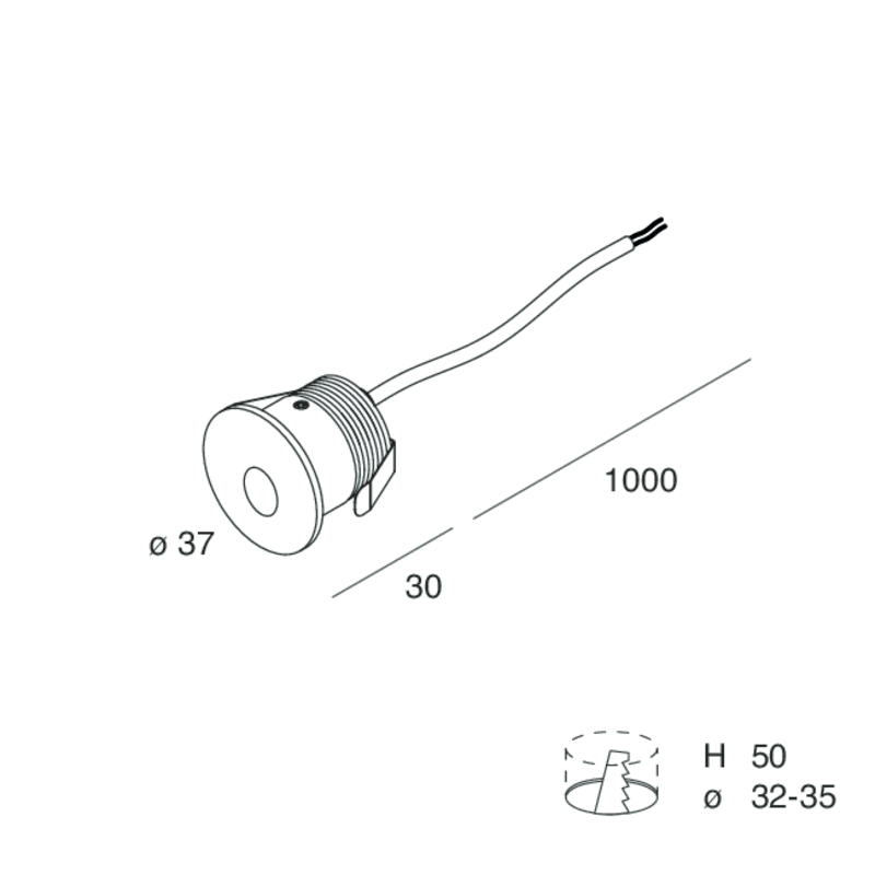NOVALUX - NEWSTEP TND: LED 2W 700MA 3K BIA CRI90