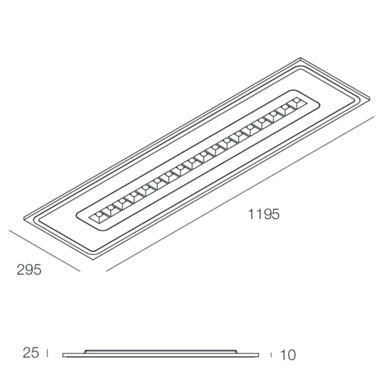 NOVALUX - YALE: 1200X300 30W 4K UGR