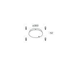 NOVALUX - HALOS SPOT: ROSONE-N ON/OFF ORO