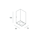 NOVALUX - SOAP L: MONOEMISSIONE 1X8W MAX GU10