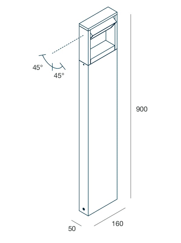 NOVALUX - LYTUS: 3K 7W H900 IP65 GRI.ANTR.