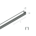 NOVALUX - FORTY8 TRACK: BIN.PLAF/SOSP 1M DALI BIA