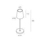 NOVALUX - VIS A VIS: DIM 2W 22/27/30K COR H380 111001.06