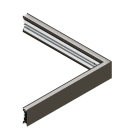 NOVALUX - RECTA: ANG.E 2X23W 2.7K 625X625 CF