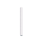 NOVALUX - Collins plafone diametro 40 lunghezza 500 con attacco GU10 in acciaio verniciato bianco texturizzato.