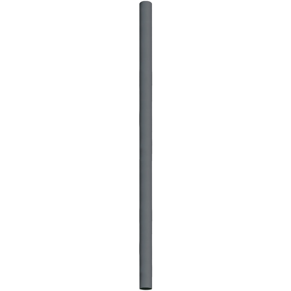 NOVALUX - Collins plafone diametro 40 lunghezza 1000 con attacco gu10, acciaio verniciato texturizzato grigio scuro.