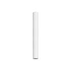 NOVALUX - Collins plafone diametro 55 lunghezza 500 con attacco GU10 in acciaio verniciato texturizzato bianco.