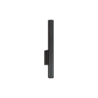 NOVALUX - Collins PR applique da parete diametro 40 cm lunghezza 400 mm 2xGU10 acciaio verniciato texturizzato nero.