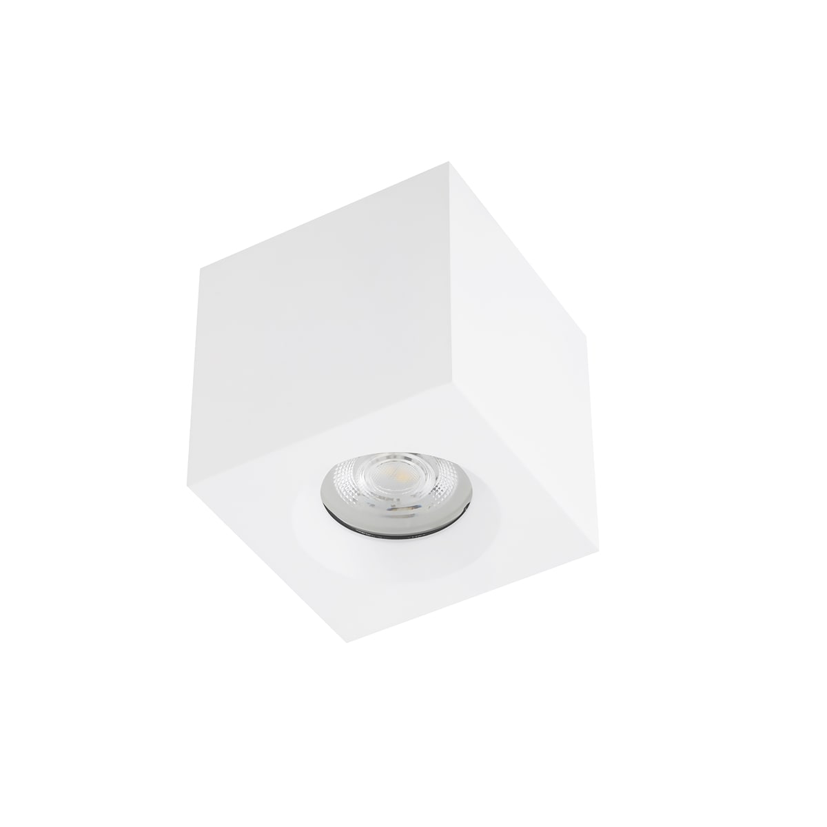 NOVALUX - GECO MINI QDR: 1XGU10 85X85X85MM BIANCO
