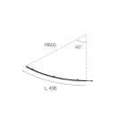 NOVALUX - domynos ps modulo led pcb 48v 6.6w r600 45° l.498 3000k