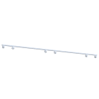 NOVALUX - Honey plafone L=2m 6xGU10 bianco da combinare con 6 corpo per spot 112909, acciaio verniciato texturizzato, Ø51 max10W. 112406.01