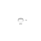 NOVALUX - DIFFUSORE D.55 OPALE X SPOT BI/NE/LG/DG