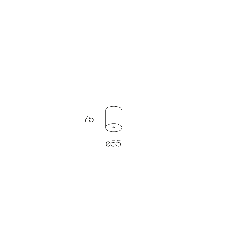NOVALUX - ROSONE PLAFONE D. 55 BIANCO