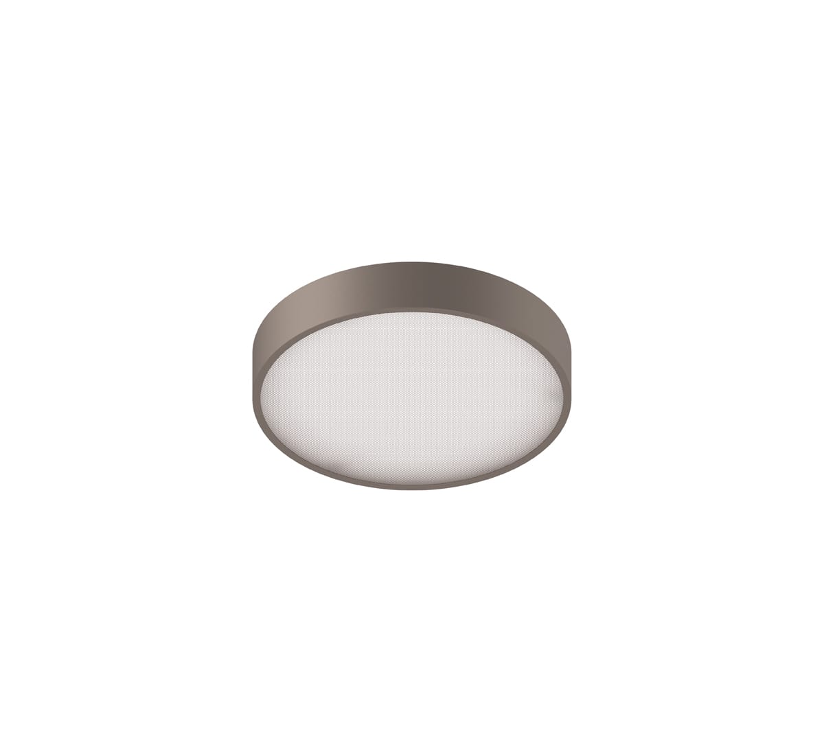 NOVALUX - Roto Evo 34W 4000K DALI-Push installabile a parete e plafone, accessori sospensione a parte, IP40, cappuccino microprismatico.