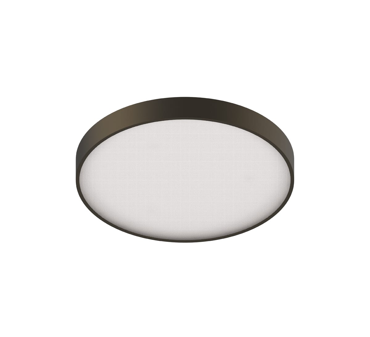 NOVALUX - Roto Evo 49W 2700K D.610 Dali-Push MP CA caffè microprismatico IP40 kit plafone/parete o sospensione da ordinare a parte.