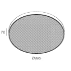 NOVALUX - Roto Evo 101W 2700K D.995 Dali-Push nero microprismatico kit plafone/parete o sospensione da ordinare a parte IP40.