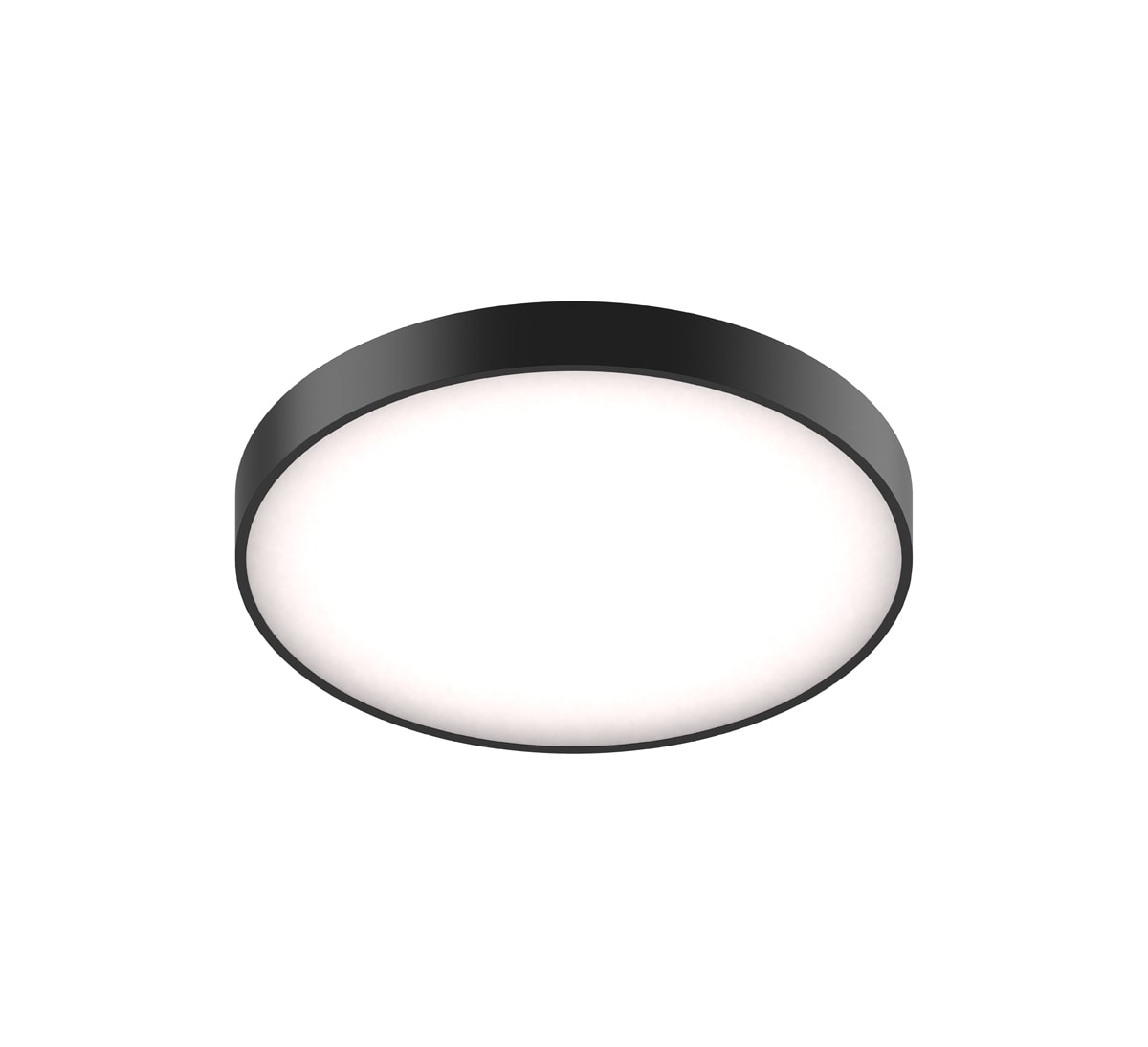 NOVALUX - Roto Evo 49W 2700K Dali-Push, diametro 610 mm, nero opale, kit plafone/parete o sospensione da ordinare a parte, IP40.