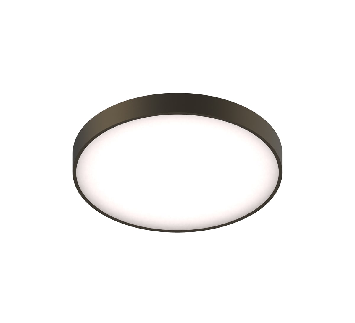 NOVALUX - Roto Evo 49W 3000K D.610 da/p op ca 600 caffè opale dali-push kit plafone/parete o sospensione da ordinare a parte IP40.