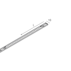 NOVALUX - Hero M modulo LED 12W 2700K lunghezza 636mm per diffusore opale. Connettore rapido incluso. Profilo alluminio e diffusore opale da ordinare a parte.