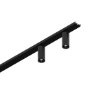 NOVALUX - Hero M: 2 proiettori LED nero 2x4W 4000K 45° L.636mm, lega di alluminio verniciato, lenti in policarbonato, connettore rapido incluso.