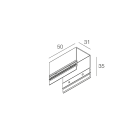 NOVALUX - Hero M kit giunzione e Hero Mini B kit di giunzione lineare in estruso di alluminio anodizzato nero.