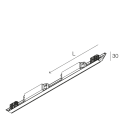 NOVALUX - Hero MB elettrificato on/off EM 1908 D1 I1, autonomia 1h, ricarica 12h, flusso emergenza 12%, alimentazione elettronica, connettori rapidi LED.