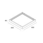 NOVALUX - BACKLIT: BOX PER INST. PLAF. 600X600 BIA