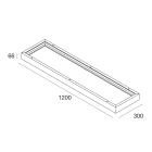 NOVALUX - BACKLIT: BOX PER INST. PLAF. 1200X300 BI
