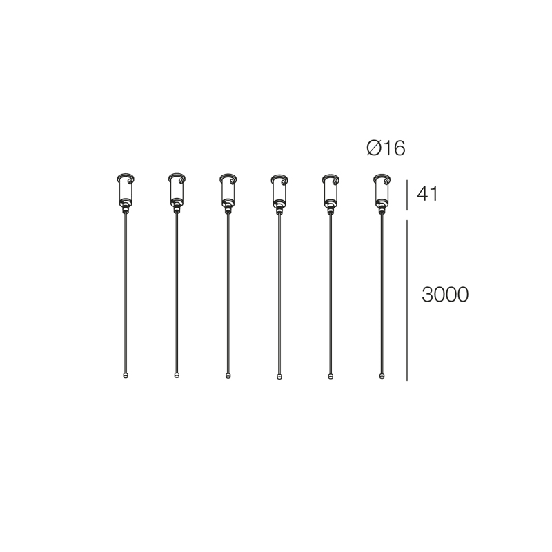 NOVALUX - HM SIX: KIT SOSPENSIONE 6 PZ