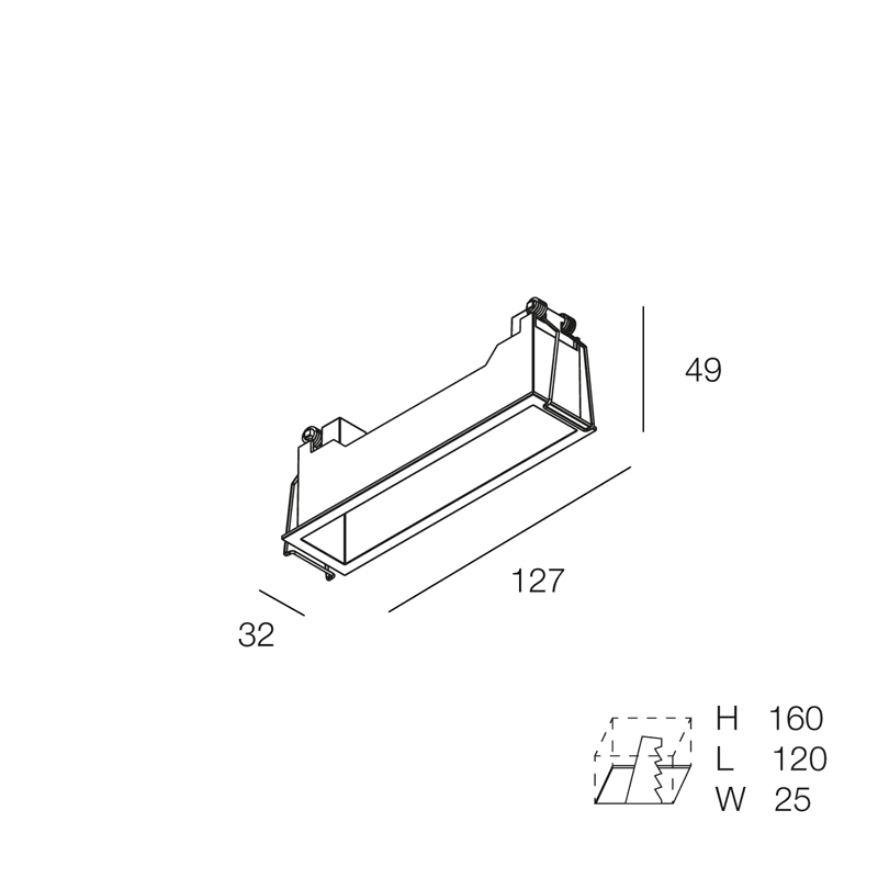 NOVALUX - OPTIX: CASSAFORMA 1X CON MOLLE BIA