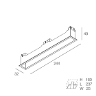NOVALUX - OPTIX: CASSAFORMA 2X CON MOLLE BIA