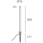NOVALUX - FATA: 24VDC 0.5W 3K D10 L.800 NE