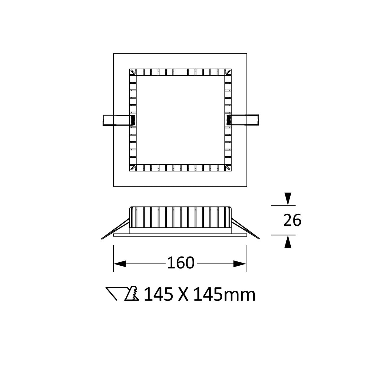 NOVALUX - SLIM QDR: 13W 3K CRI90 220-240V L=160