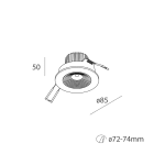 NOVALUX - PINA: LED 3W 3K 30 BIA 13002.01