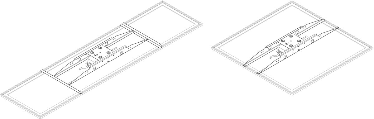 NOVALUX - THE PANEL: STAFFE PLAFONE 600/1200