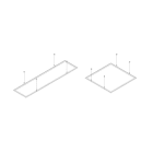 NOVALUX - THE PANEL: KIT SOSP.600/1200 CAVI 4X3MT