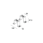 NOVALUX - LUCKY EVO: KIT INCASSO LED (2X)