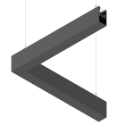 NOVALUX - LUCKY EVO B: MODULO CIECO ANG. L=592 NE