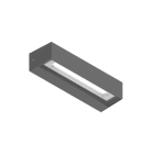 NOVALUX - TILE: PARETE 1X12W 3/3.5/4K IP65 GR.ANTR