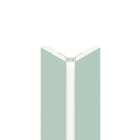 NOVALUX - L-16 EVO: corner opale 2m ang. est hydro, profilo lineare per strip LED, tagliabile, in cartongesso, garanzia 5 anni.