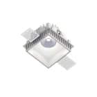 NOVALUX - Well quadrato: downlight led 10w 500ma 3k 36d ip54 per incasso su cartongesso 5-15 mm, corpo quadrato in acciaio verniciato, garanzia 5 anni.