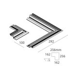 NOVALUX - GHOST EVO: PROFILO ANG. PER SPOT E STRIP