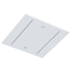 NOVALUX - Pannello LED 600x600 30W 4K DALI in acciaio verniciato a polvere con lenti in metacrilato, UGR<19, alimentatore elettronico incluso, garanzia 5 anni.