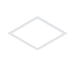 NOVALUX - FRAME: 600X600 35W 4K C/AL