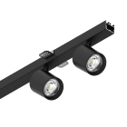 NOVALUX - P-30: SPOT 2X9W F34 3K NERO INCASSO